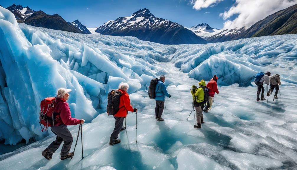 exploring glaciers in comfort